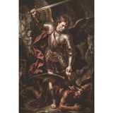 St. Michael the Archangel Notebook | Spiritual Warfare Journal for Men, Teens & Boys | Classical Design: 6 x 9 | 120 College Lined Pages | A place for Prayer, Reflection & Everyday Notes