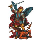 St. Michael the Archangel Notebook | Spiritual Warfare Journal for Men, Teens & Boys | Pop Art Design: 6 x 9 | 120 College lined Pages | A place for Prayer, Reflection & Everyday Notes