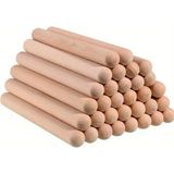St. Morritz 12 Çift Ahşap Ritim Çubuğu 23 Cm. (24 Adet) Ritim Sopası