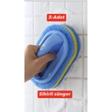 St Morritz (2 ADET) 3 Katlı Dayanıklı Bulaşık Süngeri Fırça Lavabo Mutfak Banyo Bulaşık Yıkama fırçası