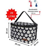 St. Morritz 20 Litre Yemek Taşıma, Termal Çanta Soğutucu Piknik Çantası - -Olivine