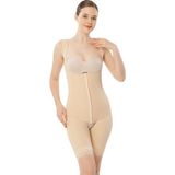 St. Morritz 218 Agraflı Göğüs Altı- Diz Üstü / Sırtı Kapalı Liposuction Korse Ten 3(L)