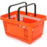 St. Morritz 22 Lt Plastik Alışveriş Sepeti - Market El Sepeti Turuncu