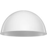 St. Morritz 250 mm Yuvarlak Yarım Küre Abajur Şapkası Beyaz - 0-Siyah