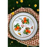 St. Morritz 32 No 32 cm Sunum Tepsisi Kahve Tepsisi Çay Tepsisi Hediye Çeyiz Tepsisi. Servis Tabağı Tepsisi