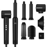 St. Morritz 7 Başlıklı Iyonik Saç Şekillendirici Saç Kurutma Fön Makinası 7in1 Multi Styler 110000 Rpm 1400W - Beyaz