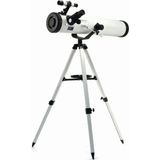 St. Morritz 76 x 700 Profesyonel Aynalı Uzay Teleskopu Beyaz