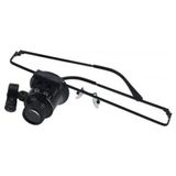 St. Morritz 9892A Gözlük Tipi Işıklı Monoküler Büyüteç 20X16MM Optik Lens