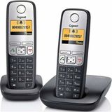 St. Morritz A690 Duo 2 Li Siyah Telsiz Dect Telefon 100 Rehber Handsfree Işıklı Ekran - -- - 1 GB
