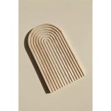 St. Morritz Ahşap Dalgalı Sunum Tahtası | Ahşap Servis Tabağı | Peynir Kahvaltı Sunumluk 30X17,5 cm
