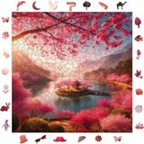 St. Morritz Ahşap Puzzle - Kiraz Çiçeği Rüyası - 353 Parça, 29X29 cm