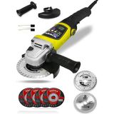 St. Morritz Alman 3500 W Professional Sjs Çift Metal Şanzuman Avuç Içi Taşlama Makinesi Spiral Taşlama Sarı