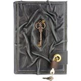 St. Morritz Antik Anahtar Figürlü Kilitli Defter NTPLLE024