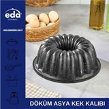 St. Morritz Asya Granit Döküm Kek Kalıbı Sık Dilimli Kek Kalıbı 26 cm