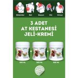 St. Morritz At Kestanesi Jeli, Kas ve Eklem Masaj Kremi 500 ml ( 3 Adet x 500 ml )