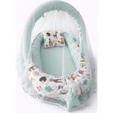 St. Morritz Babynest Sevimli Orman Cibinlik Tüllü - Oyuncak Askılı Lüx Tasarım Jaju-Babynest