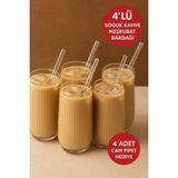 St. Morritz Borosilikat Sunum | Soğuk Meşrubat & Kahve Bardağı Isıya Dayanıklı Bardak 500 ml Origamicup 4 Adet - 0 - Siyah