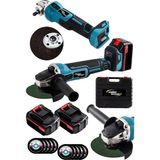 St. Morritz Brushless Motor 21 V 3 Ah 115MM Akülü Kesici Taşlama Spiral Makinesi 10 Taş
