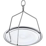 St. Morritz Çaycı ve Kahveci Tepsisi Askılı Çelik 40 cm Çay Tepsisi Çay Bahçesi