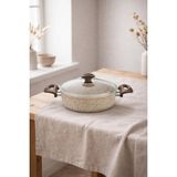 St. Morritz Creamy Granit Karnıyarık Tencere 24 cm