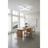 St. Morritz Delüx Modern Tasarım Salon Hol Çocuk Odası - Salon - Mutfak Renk Beyaz Ledli Tekli LED Avize - 0-Siyah