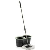 St. Morritz Döner Başlıklı Smart Black Jr. Mop Temizlik Seti