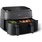 St. Morritz Dual Basket Airfryer 3000 Series – 2750W - Siyah