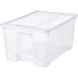 St. Morritz Düzenleme Kutusu Ikea Kapaklı Düzenleyici A Kalite 57X39X28 Şeffaf 45 Lt Polipropilen Plastik