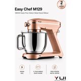 St. Morritz Easy Chef M129 1800W Stand Mikser 7l Pres Döküm Metal Hamur Yoğurma Makinesi - Pembe