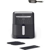 St. Morritz Easy Fry & Grill & Xxl Yağsız Fritöz Airfryer, 6,5 Litre Kapasite Kızartma & Izgara - Siyah