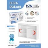 St. Morritz Ecza Dolabı Lüx Plastik- Kırmızı - 00 Beyaz