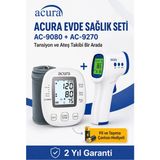 St. Morritz Evde Sağlık Seti, AC-9080 Koldan Tansiyon Aleti + AC-9270 Temassız Ateş Ölçer
