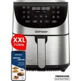 St. Morritz Freshcook 1800 Watt Inox Xl Dokunmatik 8 Ön Programlı Airfryer Yağsız Kızartma Sıcak Hava Fritöz - Bordo