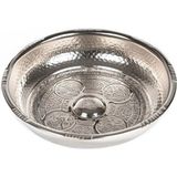St. Morritz Gaziantep Bakırdan Otantik Hamam Tası Çap:20 cm 3mm Kalınlık Tuğra Dövmeli