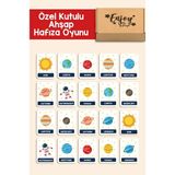 St. Morritz Gezegenler Ahşap Zeka Kartları Uzay Temalı Eşleştirme Oyunu Hafıza Kartı Ahşap Eğitici Oyuncak