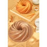 St. Morritz Girift Golden Pink Döküm Kek Kalıbı 25 cm