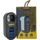 St. Morritz Gobax Termal Akım Korumalı Akıllı Priz 3xusb Li, Çocuk Korumalı, LED Işıklı, Yüksek Isıya Dayanıklı (5440) - Ahşap