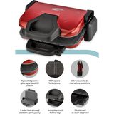 St. Morritz Grante 1800 Watt Granit Çıkarılabilir Plakalı 5 Kademe Isı Ayarlı Tost ve Izgara Makinesi GM7448K - Beyaz