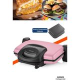 St. Morritz Gurmex Sedef Pembe 1750 Watt Granit 5 Kademe Isı Ayarlı Tost ve Izgara Makinesi