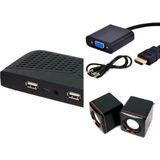 St. Morritz Hdmı, VGA ve Hoparlör Çıkışıyla Monitörü Tv'ye Dönüştüren Set