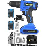 St. Morritz Japan Professıonel Tools 58V8AH Private Metal Şanzuman Şarjlı Çift Akülü Vidalama 27PRÇ Uç Setli