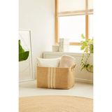 St. Morritz Jüt Dolap Içi Çamaşır Çocuk Odası Oyuncak Düzenleyici Katlanır Saklama Sepeti Organizer 42X31X25