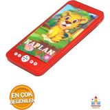 St. Morritz Kırmızı Renkli 3D Işıklı Oyuncak Telefon - Şık ve Koruyucu