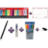 St. Morritz Kırtasiye Kalem Seti Rotring Rapid Faber 120LIK Uç Penmark Fosforlu Kalem Pensan Triball Vs..
