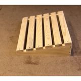 St. Morritz Masa Altı Ayaklık Ayak Koyma Standı Palo Santo 35X35CM