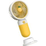 St. Morritz Meyve Figürlü Şarjlı El Fanı Taşınabilir Mini Vantilatör - USB Girişli Masaüstü Standlı Soğutucu Fan 5637