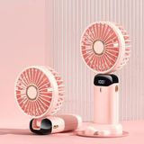 St. Morritz Mini Klima LED Göstergeli Şarjlı El Fanı Vantilatör 5 Kademeli Hız Serinletici Parfümlü Fan