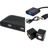 St. Morritz Monitörü Tv Yapmak Için Çevirici Set Hdmı Uydu Hoparlör VGA Çevirici