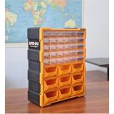 St. Morritz Monoblok Avadanlık ve Çekmece 39 Gözlü Seti Hobby Organizer Düzenleyici 30 Çekmece 9 Avadanlık Sarı