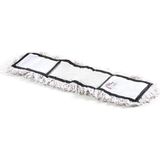 St. Morritz Nemli Palet Mop Nem Alıcı Geniş Paspas - 80 cm - Pamuklu - Beyaz - 1 Adet